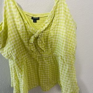 Lime torrid top